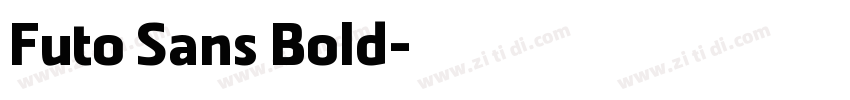 Futo Sans Bold字体转换